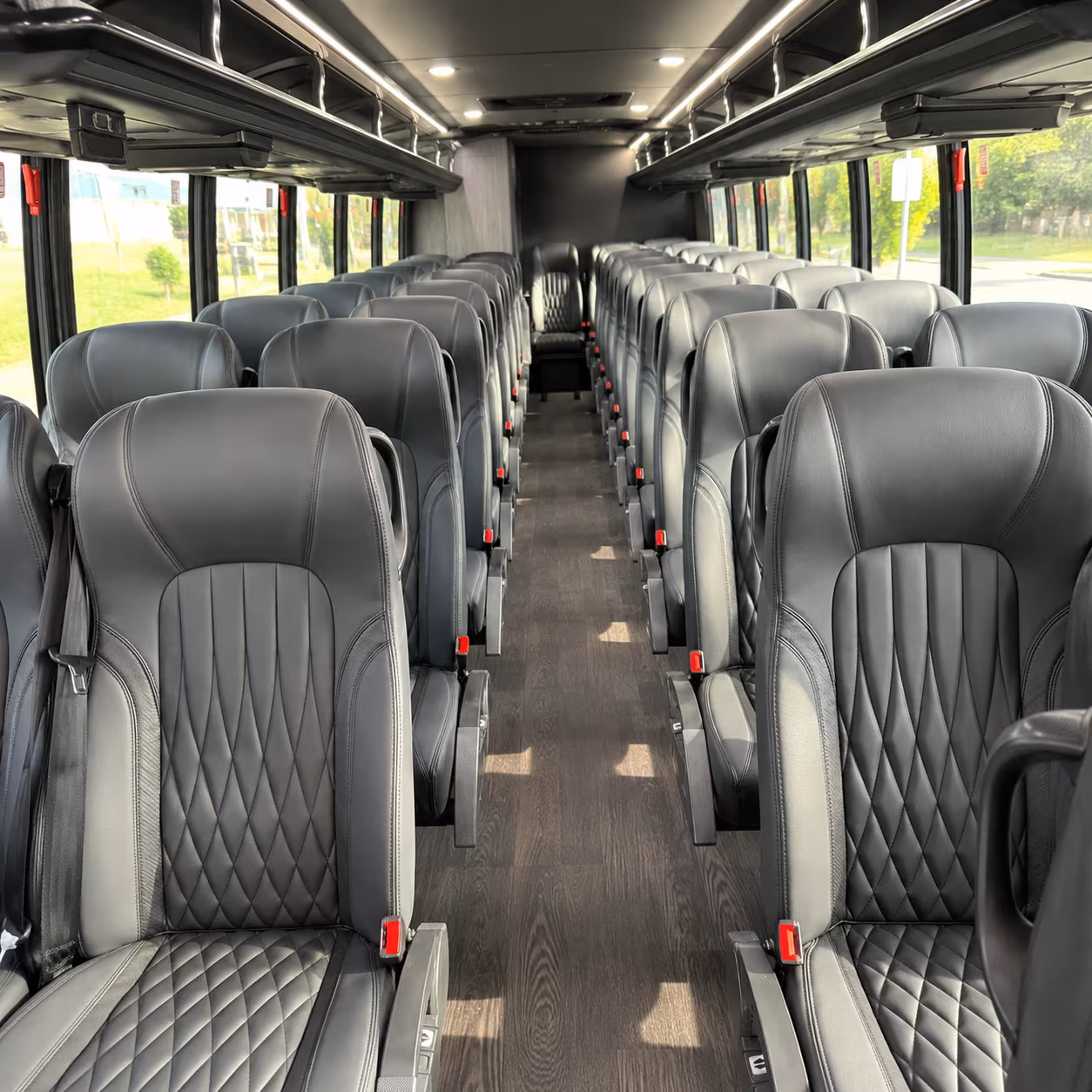 san leandro employee transportation onboard seating