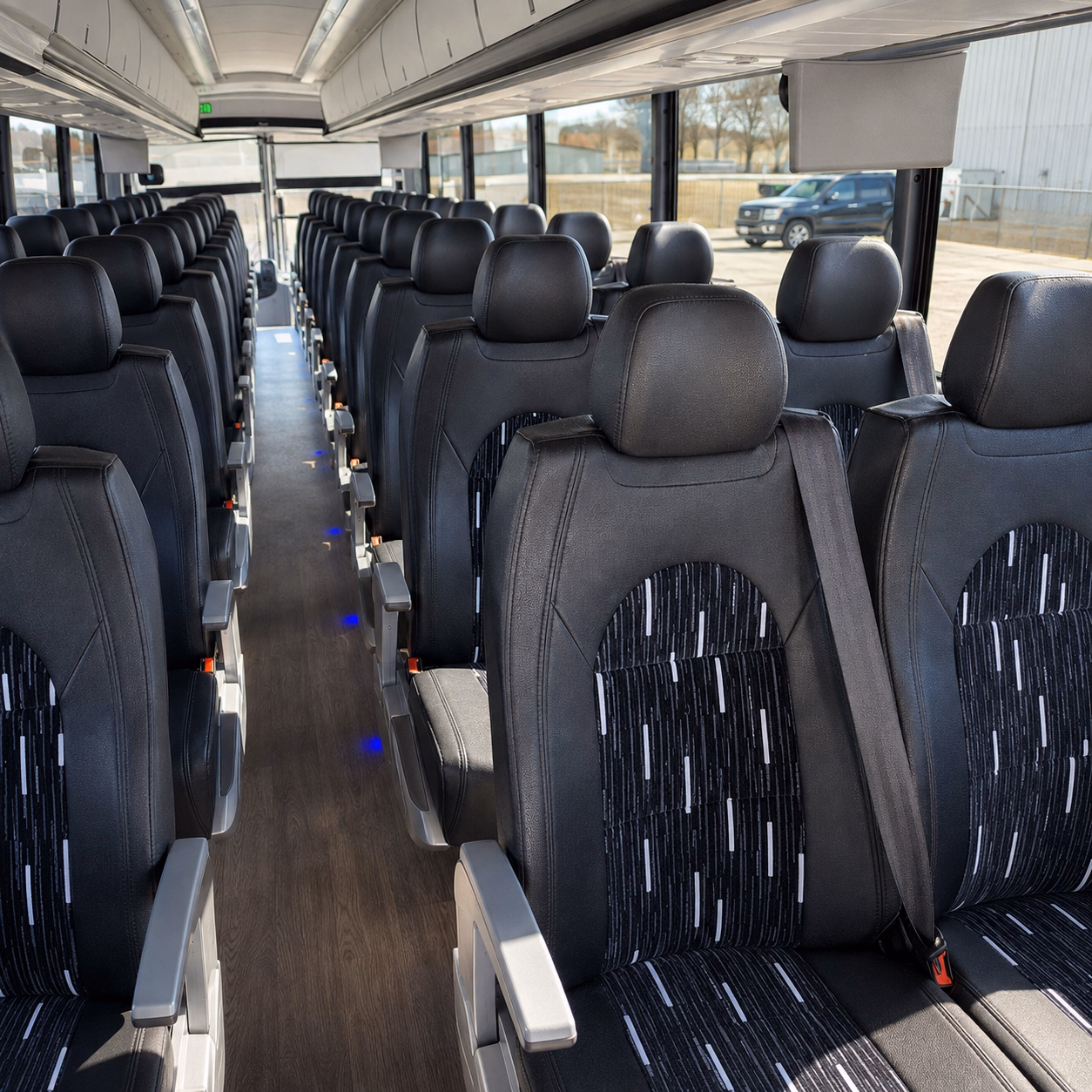 san leandro private event transportation onboard seating