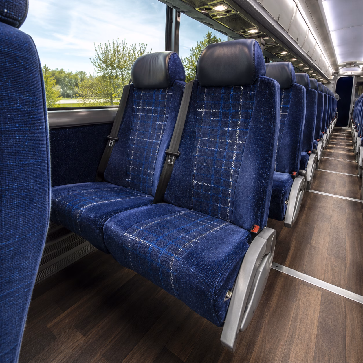 san leandro religious group transportation onboard seating