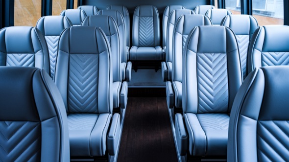 30 passenger minibus inside san leandro
