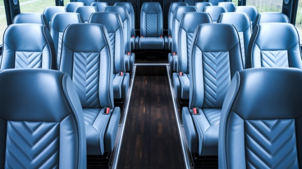 35 passenger minibus inside richmond